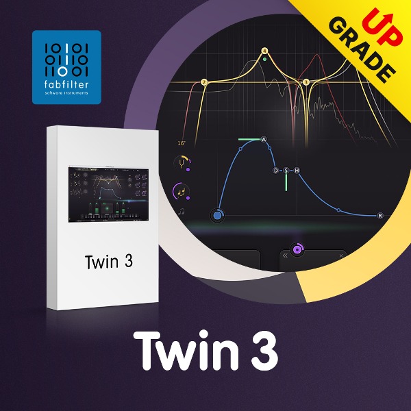 FabFilter Twin 3 UPG 팹필터 트윈 3 업그레이드 (Twin 2 - 3)